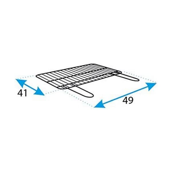 Kulgrill med Ben Imex el Zorro Sort Metal 50 x 40 x 75 cm