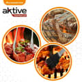 Miniatyrbillede 5 af 7: Grillredskaber Aktive Silikone Rustfrit stål 12 enheder 7,5 x 35 x 1,9 cm (5 Dele)