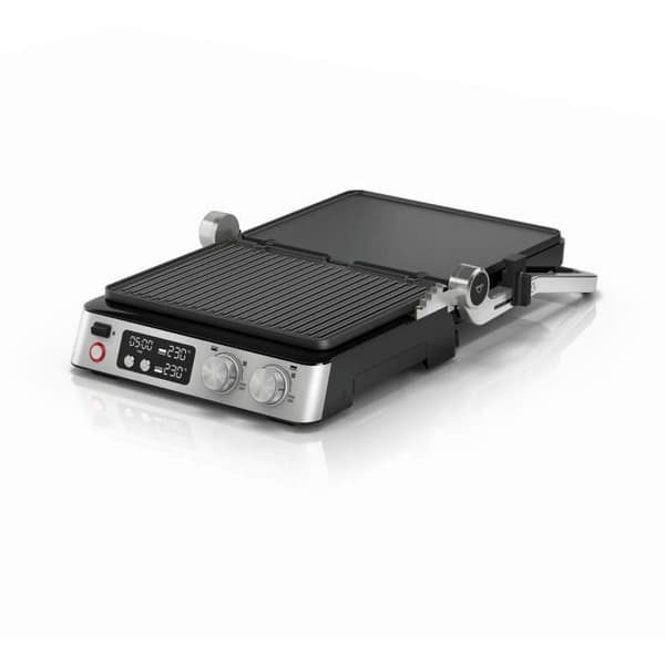 Multifunktionell grill - BRAUN - Multi Grill 7 - 2000 W - 3 värmelägen - Svart/Stål