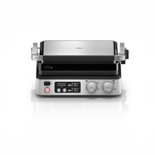 Multifunktionell grill - BRAUN - Multi Grill 7 - 2000 W - 3 värmelägen - Svart/Stål