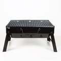 Miniatyrbillede 3 af 7: Havegrill Transportabel Aktive Rektangulær Sort Stål 40 x 20 x 28 cm