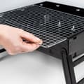 Miniatyrbilde 4 av 7: Bærbar Grill Aktive Rektangulær Svart 50 x 23 x 30 cm (2 enheter)