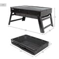 Miniatyrbilde 5 av 7: Bærbar Grill Aktive Rektangulær Svart 50 x 23 x 30 cm (2 enheter)