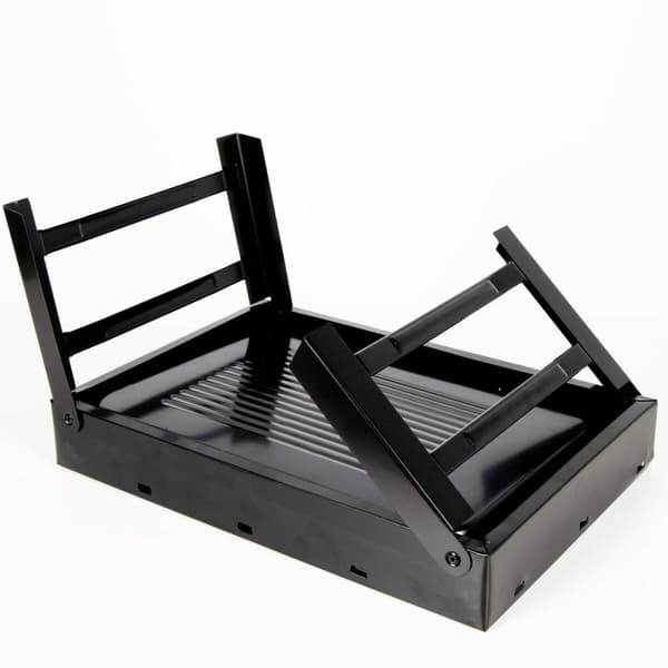 Bærbar Grill Aktive Rektangulær Svart 50 x 23 x 30 cm (2 enheter)