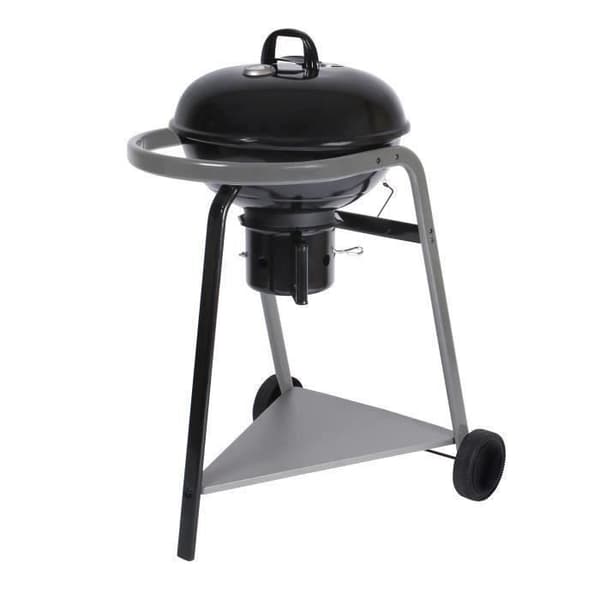 SOMAGIC - Kolgrill i kol - El Paso - Ø46 cm - i emaljerat stål Svart