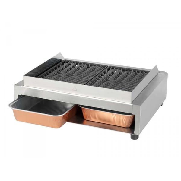 Elektrisk grill grill - Krampouz - Mythic XL - 3400W - Grå - 2000 cm²