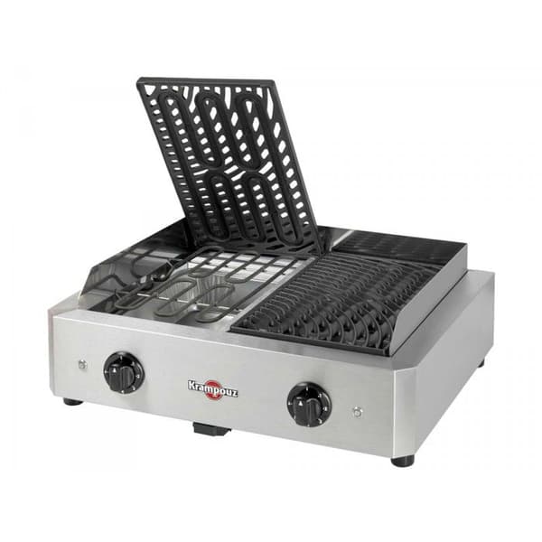 Elektrisk grill grill - Krampouz - Mythic XL - 3400W - Grå - 2000 cm²