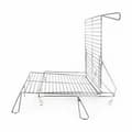 Miniatyrbild 3 av 3: Grill Algon Kromad Roterbar Silvrig 45 x 50 x 9 cm (4 antal)