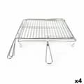 Miniatyrbild 1 av 3: Grill Algon Kromad Roterbar Silvrig 45 x 50 x 9 cm (4 antal)