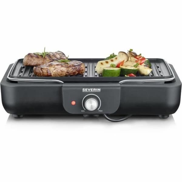 Havegrill Transportabel Severin 8556 Rustfrit stål Aluminium Sort, Rustfrit stål