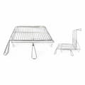 Miniatyrbillede 3 af 3: Grill Algon Chromsalt Roterende 40 x 45 x 10 cm (4 enheder)