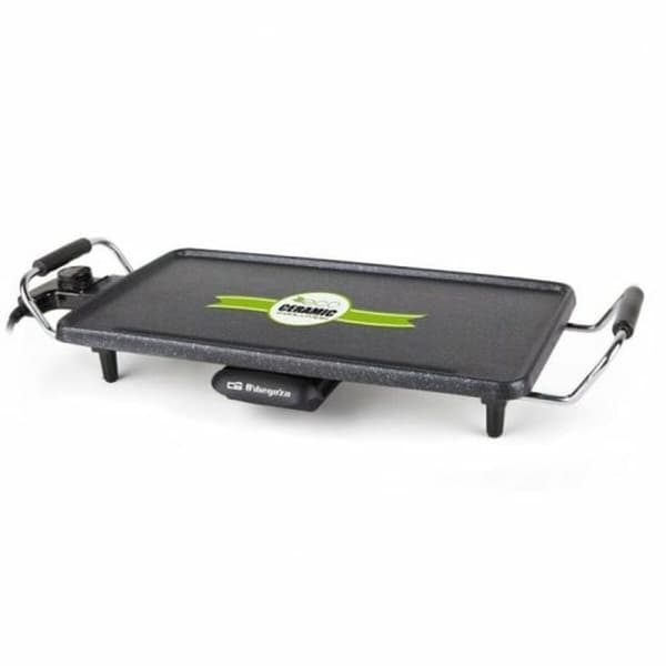 Grill-kogeplade Orbegozo TBC 3000 2200 W Sort Sort