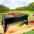 Miniatyrbillede 2 af 6: Kulgrill med hjul Feel Maestro MR-1010 Sort Metal