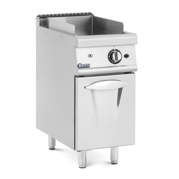 Royal Catering - Stekbord - Gas - 6 kW - 50 - 300 °C - Propangas / gasol / naturgas - Underskåp