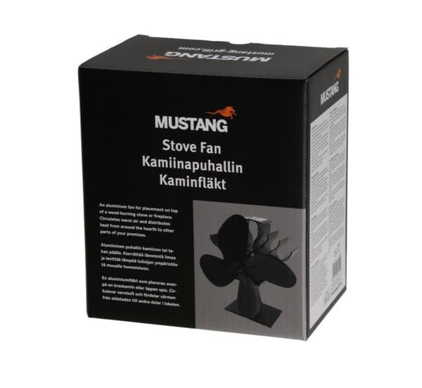 Mustang Kamiinapuhallin 4-lapainen 18x20 cm