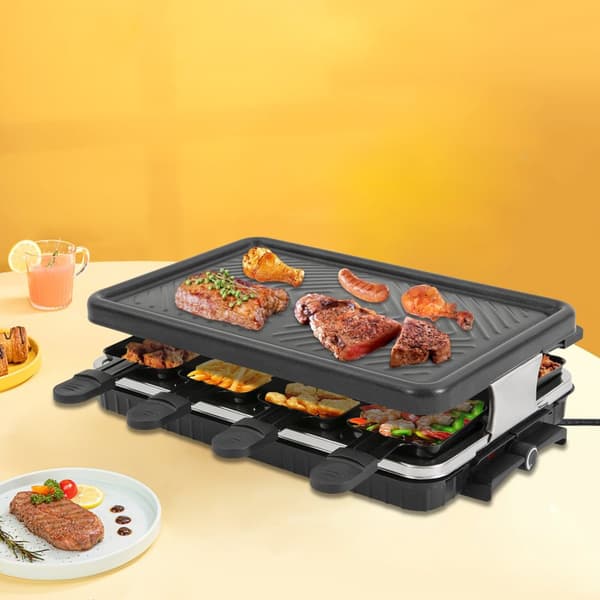 Kannettava sähköinen BBQ-grilli, 1300W teho, monitasoinen ruoanlaitto, tilaa säästävä muotoilu