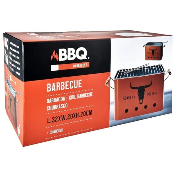 ProGarden Grill rektangulär matt orange