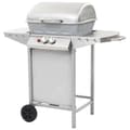 Miniatyrbild 2 av 2: Gasolgrill med 2 grillzoner rostfritt stål silver