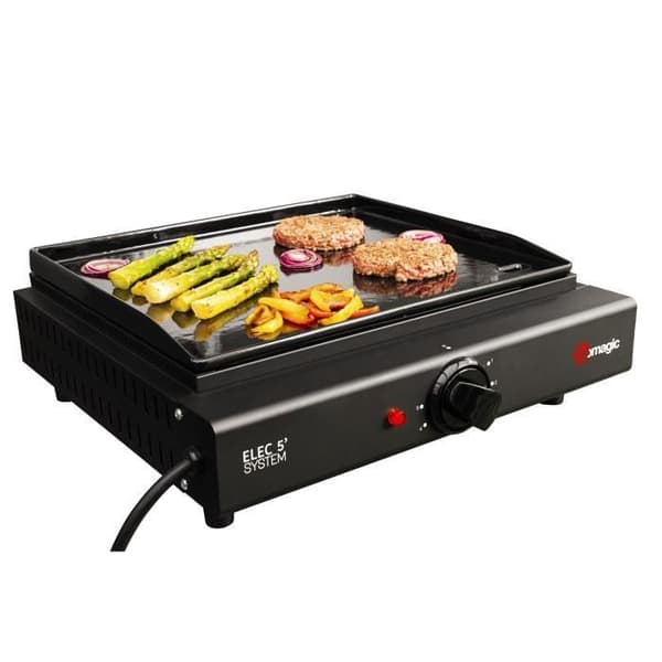 SOMAGIC Oliana elektrisk plancha 1 gjutjärnsbrännare - 43 x 37 cm
