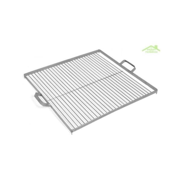 Fyrkantig grill för stålbrännare 44x44 cm