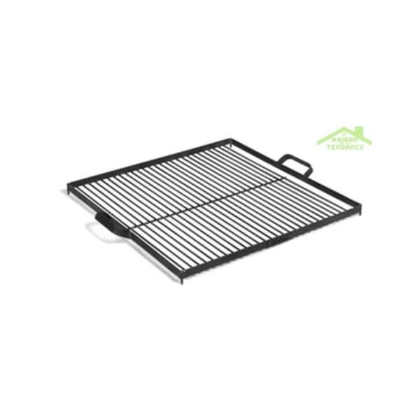 Fyrkantig grill för stålbrännare 44x44 cm