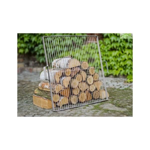 Fyrkantig grill för stålbrännare 44x44 cm