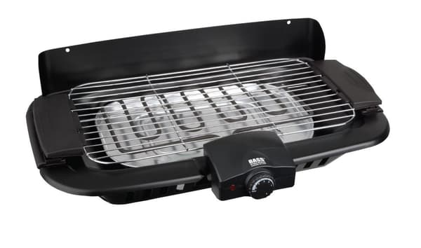 2 i 1 elektrisk grill, fristående och bordsskiva, 46 x 23 cm