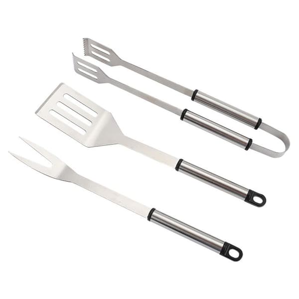 Set av grilltillbehör Master Grill&amp;Party, spatula, gaffel, tång, rostfritt stål, MG115