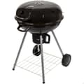 Miniatyrbilde 1 av 2: Kullgrilling med Hjul Aktive Aluminium Emaljert metall tekstiili 57 x 86 x 57 cm Svart