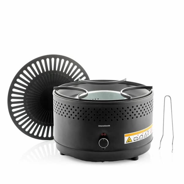 BRUGT Bærbar røgfri kulgrill InnovaGoods Jern (Refurbished B)