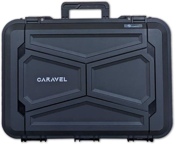 Caravel - Kompakt knivväska med ett set av 8 grillknivar och 2 tillbehör