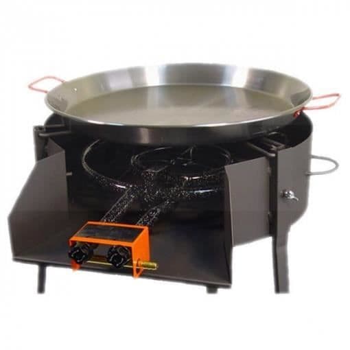Rund Grill Med Paella Ställ