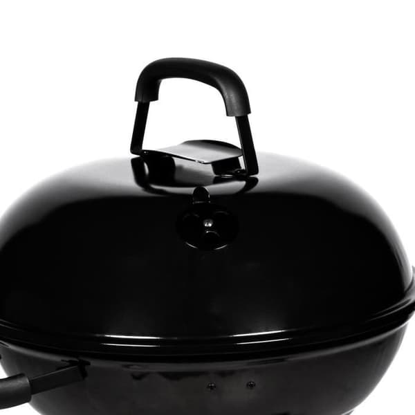 Kolgrill - SOMAGIC - Grillyta i förkromat stål - Grillyta: 41,5 cm - Svart