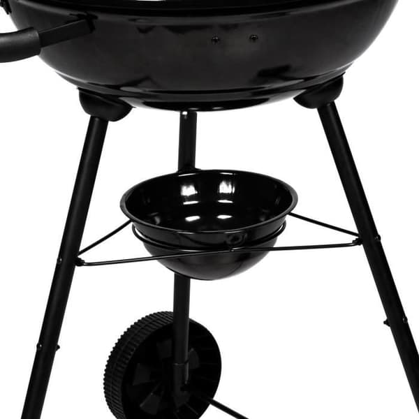 Kolgrill - SOMAGIC - Grillyta i förkromat stål - Grillyta: 41,5 cm - Svart