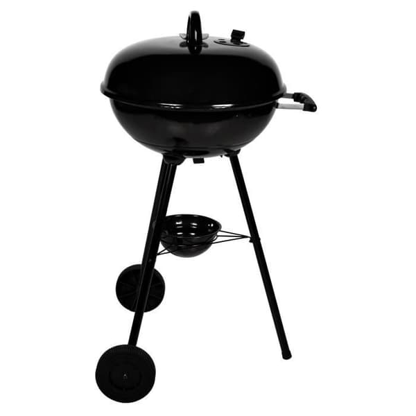 Kolgrill - SOMAGIC - Grillyta i förkromat stål - Grillyta: 41,5 cm - Svart
