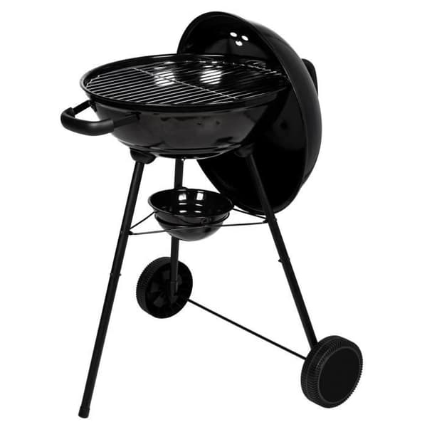 Kolgrill - SOMAGIC - Grillyta i förkromat stål - Grillyta: 41,5 cm - Svart