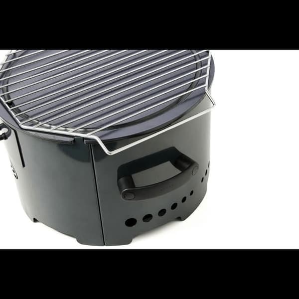 Portabel Pelletgrill Modell "Apache" - Grafitgrå med Stålplatta
