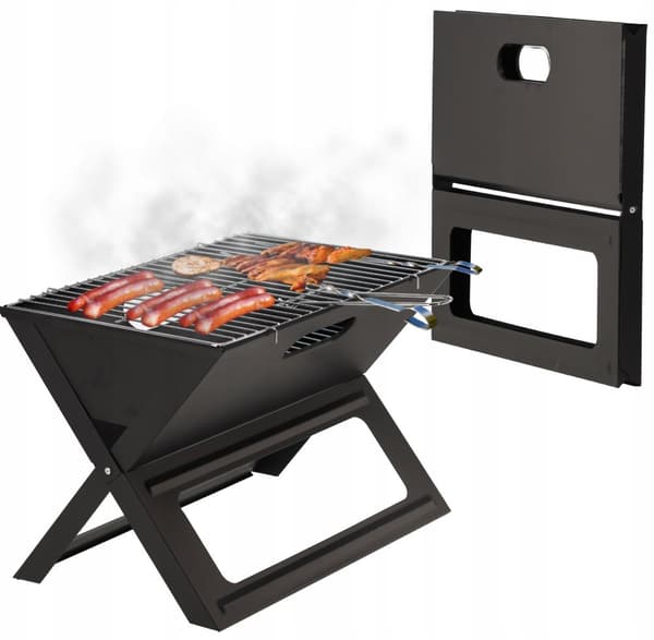 Turistgrill havekul transportabel stor 45x30x30cm CHM