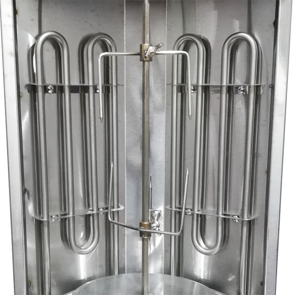 Elektrisk Shawarma Grillmaskine, 3000W Effekt, 360° Rotationsfunktion, Justerbare Temperaturindstillinger