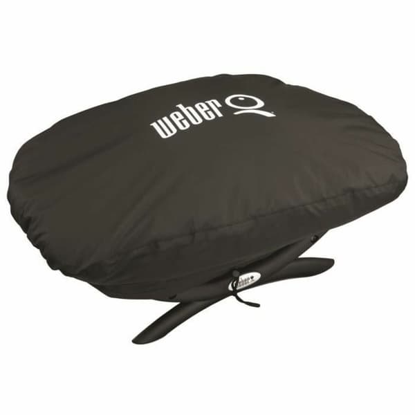 Beskyttelsesdæksel til grill Weber Q 1000 Series Premium Sort Polyester