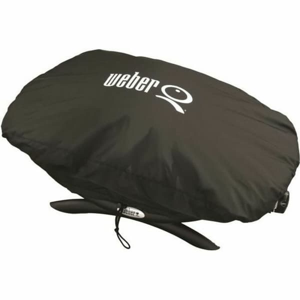 Beskyttelsesdæksel til grill Weber Q 1000 Series Premium Sort Polyester