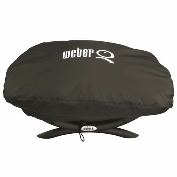 Beskyttelsesdæksel til grill Weber Q 1000 Series Premium Sort Polyester