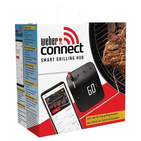 WEBER Connect smart Grilling Hub ansluten matlagningstermometer - WEBER - Svart - Vikt 0,49 kg