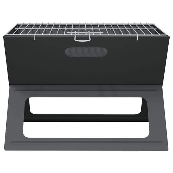 vidaXL Kull BBQ Grill - Sammenleggbar, Svart, 46x30x31 cm, Laget av Stål