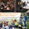 Miniatyrbild 4 av 4: INN Flamskyddande grillmatta för kolgrillar Rökare Spisar och gasolgrillar Grillmatta Hög temperaturbeständighet