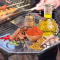 Miniatyrbild 3 av 4: TD® kolgrill Grill för 5-10 personer Vikbar bärbar grill i rostfritt stål för utomhusbruk73x33,2x70 c