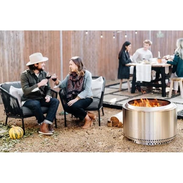 Brasero Solo Stove Yukon + stöd i rostfritt stål ø 68,5 cm