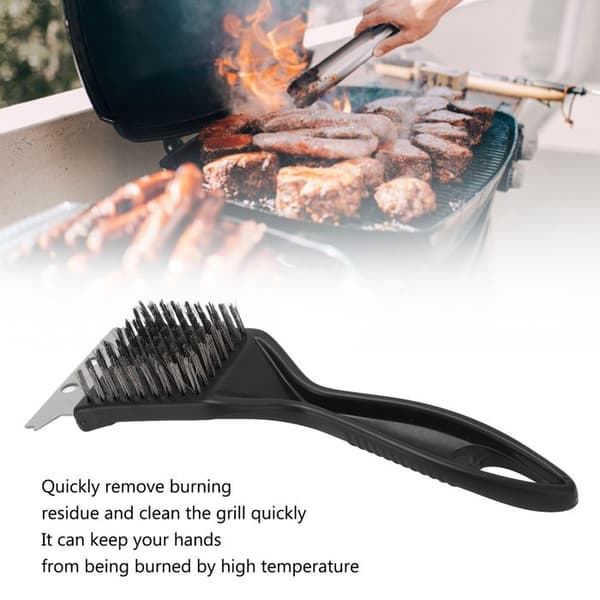 Artikeltyp: Grillborste Färg: Som på bilderna Material: Rostfritt stål, plast Vikt: Cirka 72 g/2,5 oz