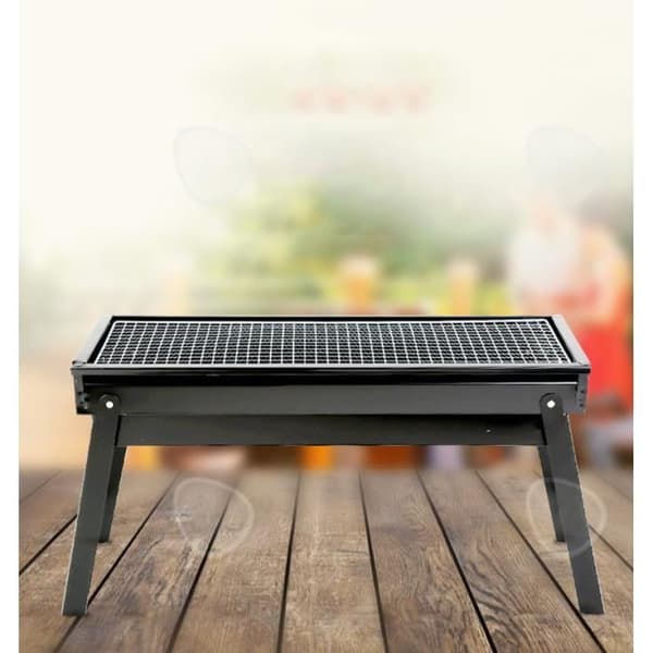 CONFO® Grill Bärbar Utegrill Hem Stor BBQ Camping Vikbar Mini BBQ Grill Utomhus Camping Middag