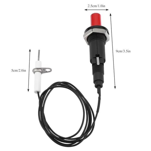 Piezo gaständare - Märke - Modell - Tryckknapp - Gasspis Grill